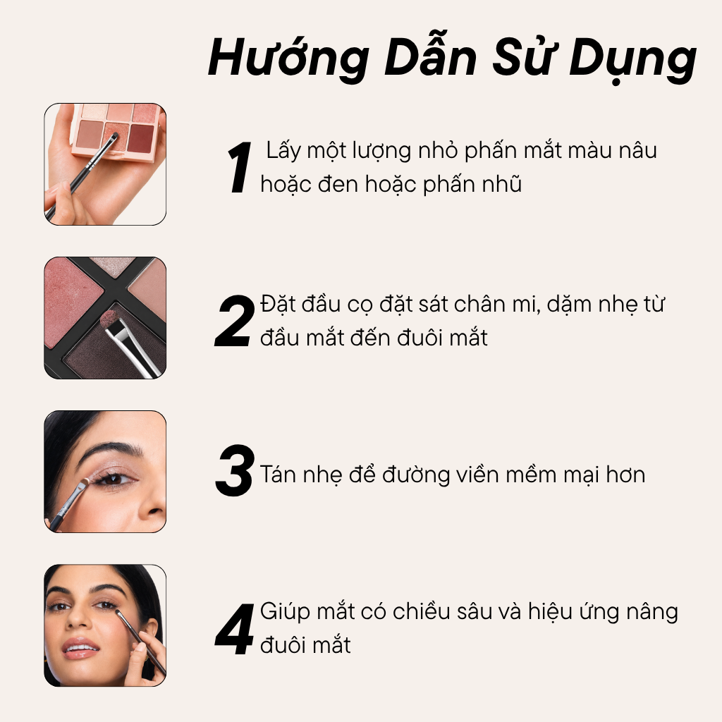 Cọ Tán Mắt BH Cosmetics Eyeshadow Brush BH212